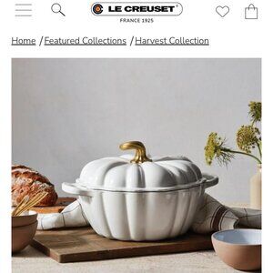 NWT Signature Pumpkin Cocotte White (in box - will send pictures later)